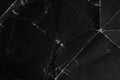 Old shabby folded surface of dark black paper Royalty Free Stock Photo