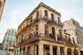 Old shabby house in Central Havana / Cuba