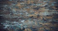 Old shabby wooden boards, background with traces of blue paint, texture of old wood, vintage, rustic, traces of paint, dark blue, Royalty Free Stock Photo