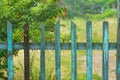 Old shabby wooden fence Royalty Free Stock Photo