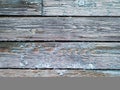 Old Shabby Wooden Planks with cracked color Paint, background Royalty Free Stock Photo