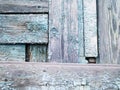 Old Shabby Wooden Planks with cracked color Paint, background Royalty Free Stock Photo