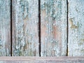 Old Shabby Wooden Planks with cracked color Paint, background Royalty Free Stock Photo
