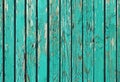 Old shabby wooden planks with cracked paint Royalty Free Stock Photo