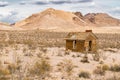 Old shack in the desrt Royalty Free Stock Photo