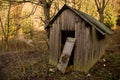 Old shed in forest Royalty Free Stock Photo