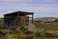 Old Shed In Sandwash Basin In Colorado