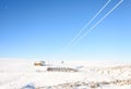 Old Sheep Ranch Winter Landscape