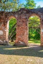 Old Sheldon Church ruins, South Carolina Royalty Free Stock Photo