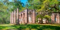 Old Sheldon Church ruins, South Carolina Royalty Free Stock Photo