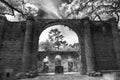 Old Sheldon Church Ruins Yemassee, South Carolina Royalty Free Stock Photo