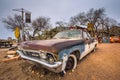 Old sheriff`s car with a Siren in Hackberry, Arizona Royalty Free Stock Photo