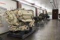 Old ship engine in Nikola Tesla Technical Museum in Zagreb, Croatia