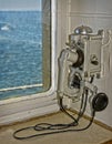 Old ship the phone. Royalty Free Stock Photo