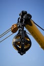 Old ship pulley Royalty Free Stock Photo