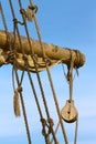 Old ship rigging Royalty Free Stock Photo