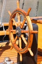 ShipÂ´s Steering Wheel Royalty Free Stock Photo