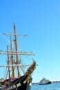 old ship in Venetian lagoon