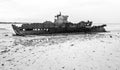 Old ship wreck in Mozambique coast