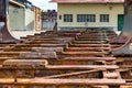 Old shipyard ramp disused Royalty Free Stock Photo