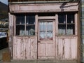 Old shop front in the French Alps Royalty Free Stock Photo