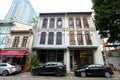 Old Shop Houses in Amoy Street in Singapore