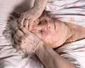 Old sick woman Royalty Free Stock Photo