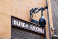 Old sign an enoteca, bologna Royalty Free Stock Photo