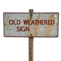 Old Sign Royalty Free Stock Photo