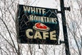 Classic sign for roadside cafe and diner Royalty Free Stock Photo