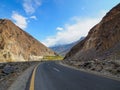 Old Silk Road Along The Karakoram Highway In Pakistan Royalty Free Stock Photo