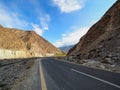 Old Silk Road Along The Karakoram Highway In Pakistan Royalty Free Stock Photo