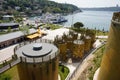 Old Silos in Cubuklu, Istanbul, Turkiye Royalty Free Stock Photo