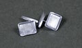 Old silver cufflink