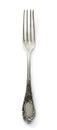Old silver fork Royalty Free Stock Photo