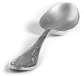 Old silver spoon Royalty Free Stock Photo