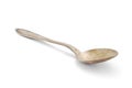 Old silver spoon Royalty Free Stock Photo