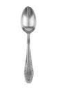Old silver spoon isolated Royalty Free Stock Photo