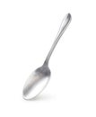 Old silver spoon with clipping path included Royalty Free Stock Photo