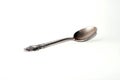 Old silver teaspoon