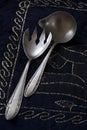 Old silverware Royalty Free Stock Photo