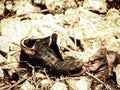 Old single boot (4) Royalty Free Stock Photo