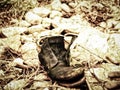 Old single boot (16) Royalty Free Stock Photo