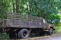 Old six-wheel trucks