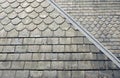 Old Slate Roof Royalty Free Stock Photo