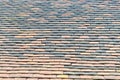 Old slate tile roof Royalty Free Stock Photo