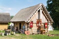 Old slavic village in Poland Royalty Free Stock Photo