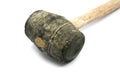 Old sledge hammer isolated Royalty Free Stock Photo