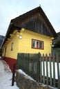 Old slovak house on the mountains