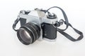 Old SLR camera film Royalty Free Stock Photo